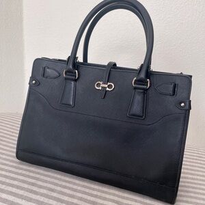 Salvatore Ferragamo Black Satchel